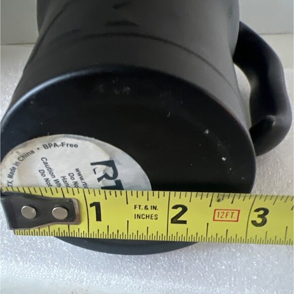 RTIC 32oz Stainless Steel Matt Black Travel Mug With Add on Handle and Lid - Picture 9 of 9